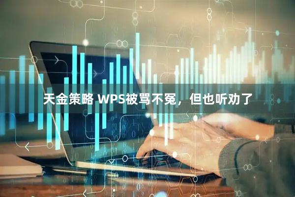 天金策略 WPS被骂不冤，但也听劝了